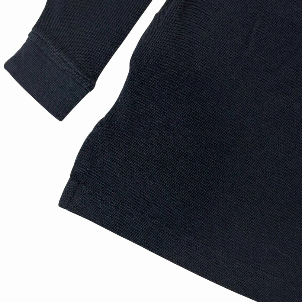 Lands' End Toddler Boys 2T Navy Long Sleeve Polo Shirt Uniform School EUC Stains - Picture 14 of 16